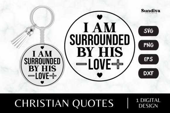 Christian Sayings for Keychain SVG 4 and Crafts