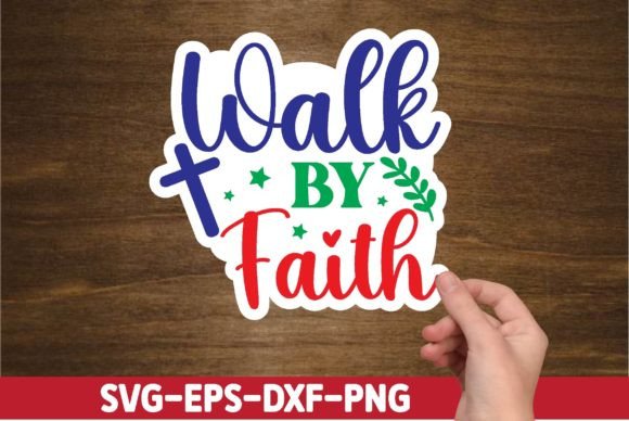 Christian Sticker SVG for Crafts and Creative Design