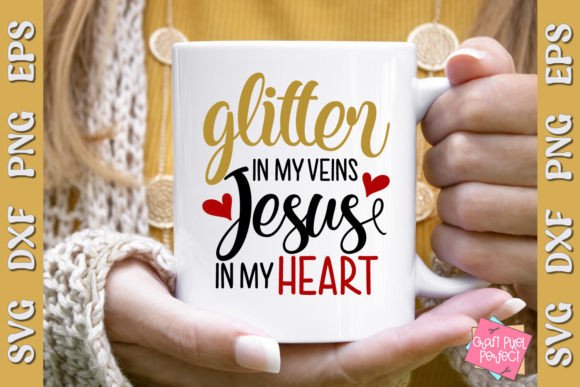 Funny Glitter Saying Svg, Jesus Svg Crafts