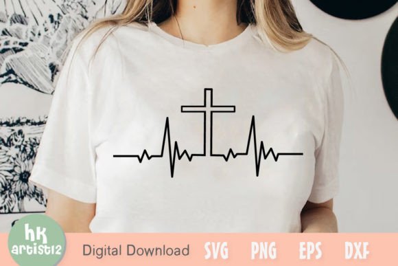 Jesus Heartbeat SVG for Crafts