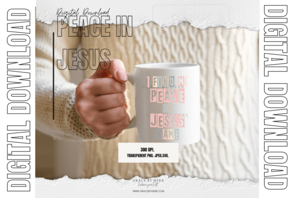 Peace in Jesus Christian Sublimation: Print Templates for Purposeful Selling