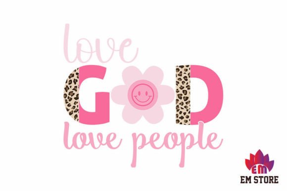Retro Christian SVG Design, Love God Lov Crafts